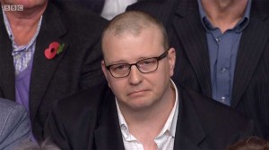 Andy parmo on BBC Question Time